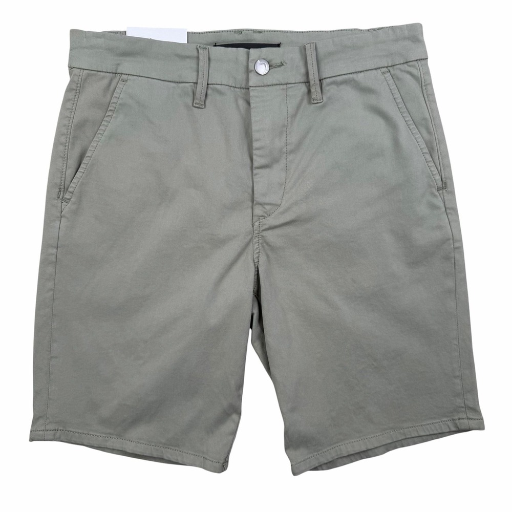 Joe's Shorts Mens 30 Green Kinetic Stretch Chino Flat Front Casual Canvas SGR